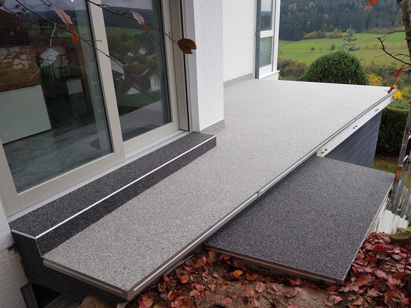Balkon mit Panorama
