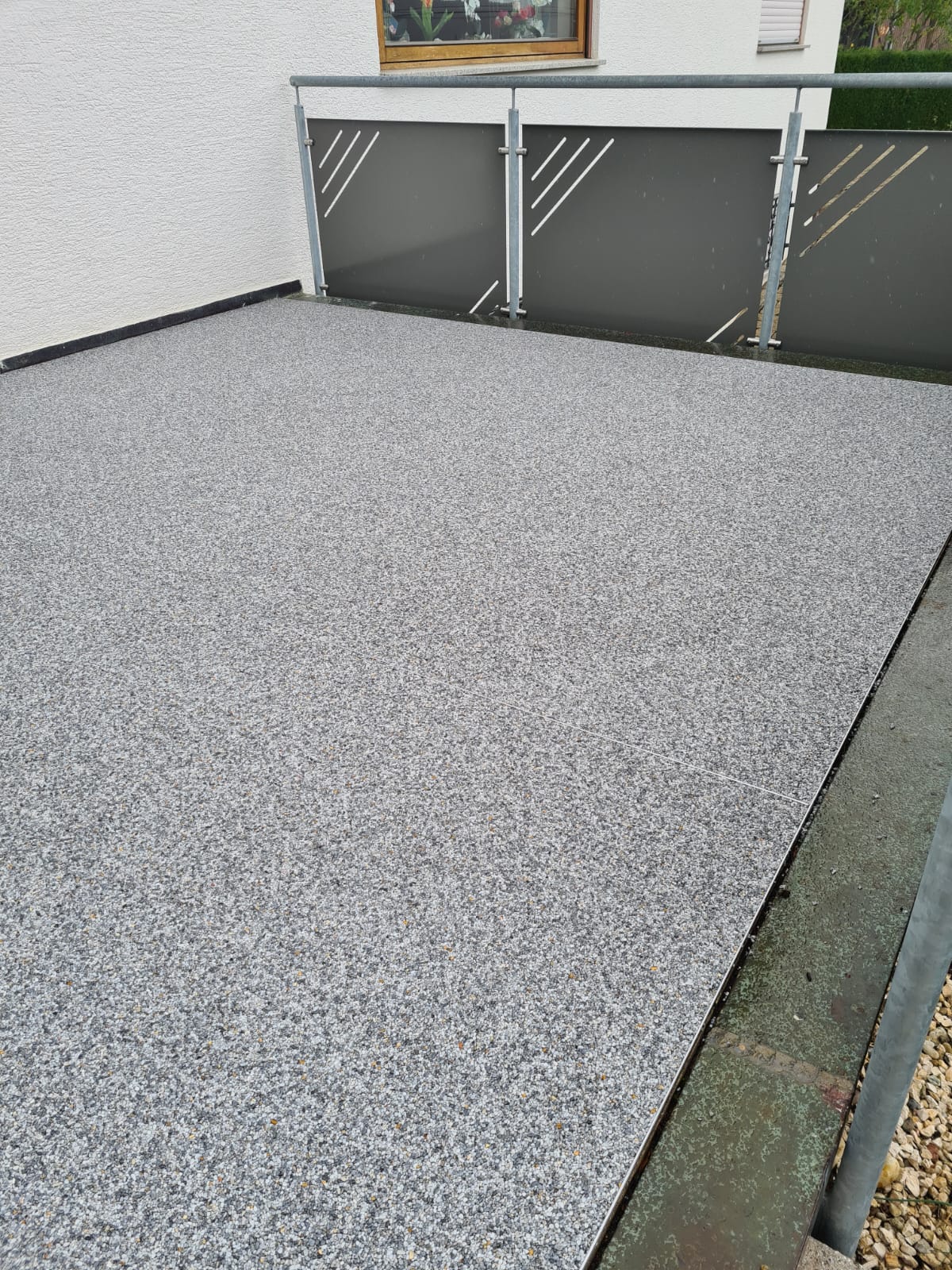 Balkon mit Sichtschutz